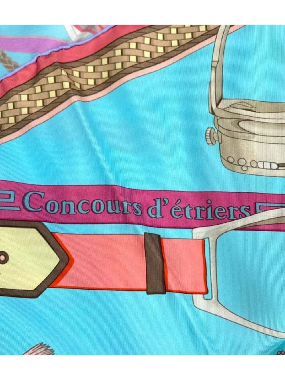 Hermes Scarf Carre 90 Silk 100% Ethereal Competition